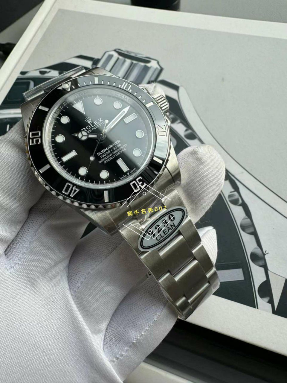 【 Video analysis 】clean Factory  Rolex  Submariner 型41mm无历水鬼m124060-0001 top 复刻高仿手表 / R826