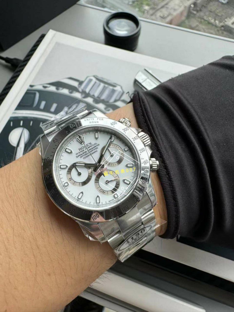 clean Factory  Rolex  Ditongna 一比一复刻高仿1手表16520-78590 白钢迪 / R827