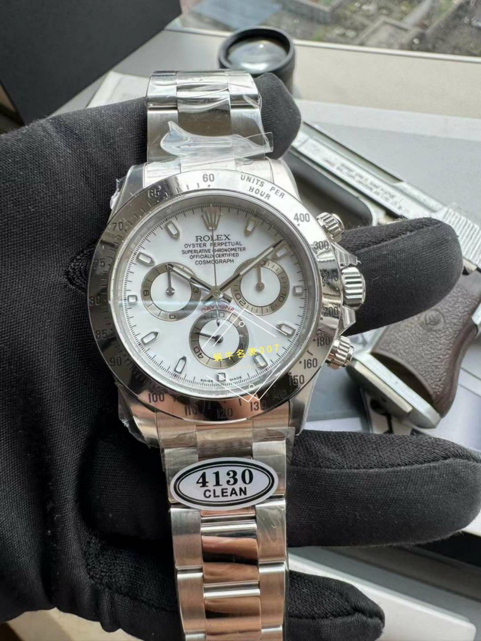 clean Factory  Rolex  Ditongna 一比一复刻高仿1手表16520-78590 白钢迪 / R827