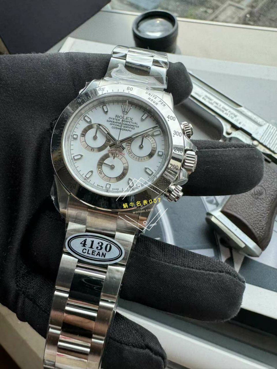 clean Factory  Rolex  Ditongna 一比一复刻高仿1手表16520-78590 白钢迪 / R827