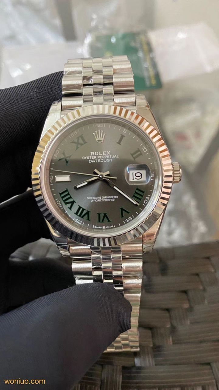 【 Video analysis 】VS top 复刻手表 Rolex   Datejust 41MM高仿m126334-0028 wrist watch (薄荷绿) / R828