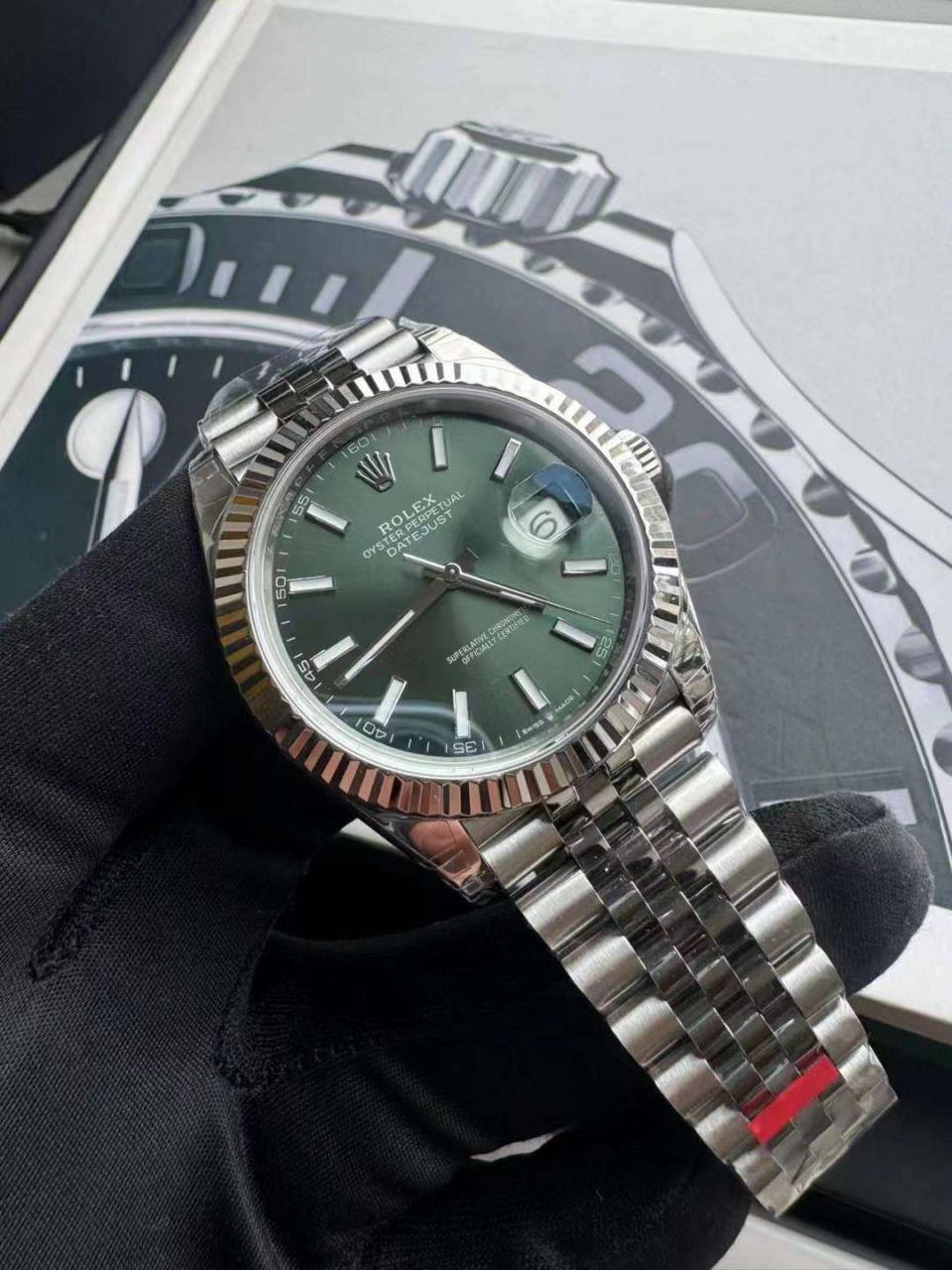 【 Video analysis 】VS top 复刻手表 Rolex   Datejust 41MM高仿m126334-0028 wrist watch (薄荷绿) / R828