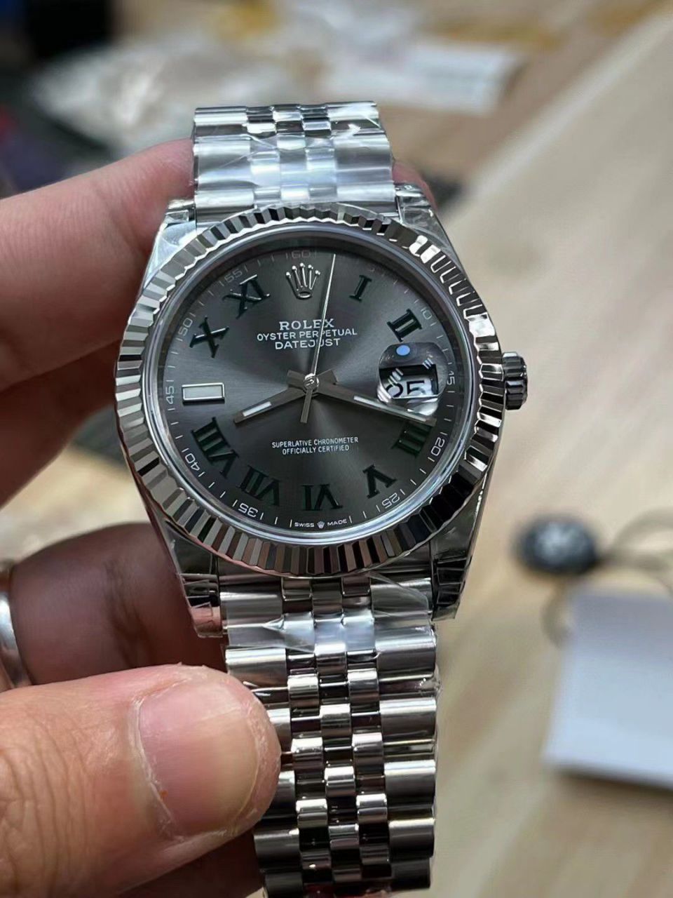 【 Video analysis 】VS top 复刻手表 Rolex   Datejust 41MM高仿m126334-0028 wrist watch (薄荷绿) / R828