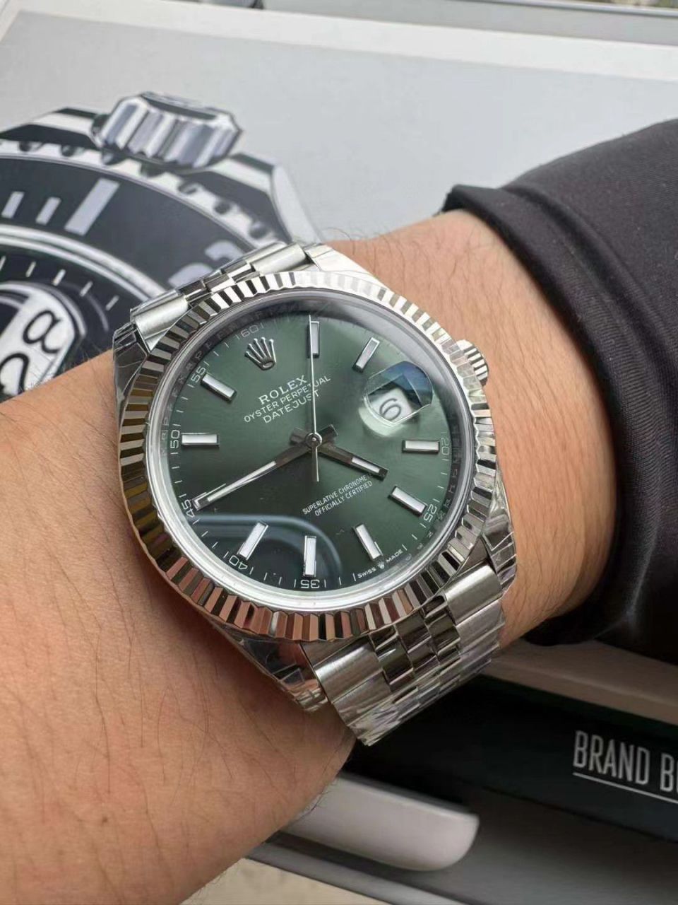 【 Video analysis 】VS top 复刻手表 Rolex   Datejust 41MM高仿m126334-0028 wrist watch (薄荷绿) / R828