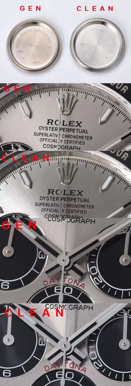 clean Rolex  Cosmograph Daytona  Ditongna  top 复刻高仿4131水泥灰m126519ln-0006 wrist watch  / R830