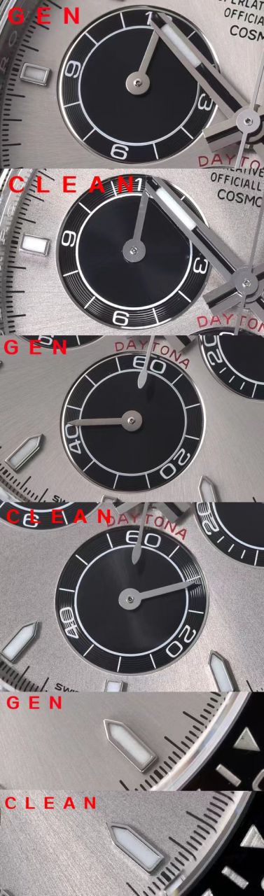 clean Rolex  Cosmograph Daytona  Ditongna  top 复刻高仿4131水泥灰m126519ln-0006 wrist watch  / R830