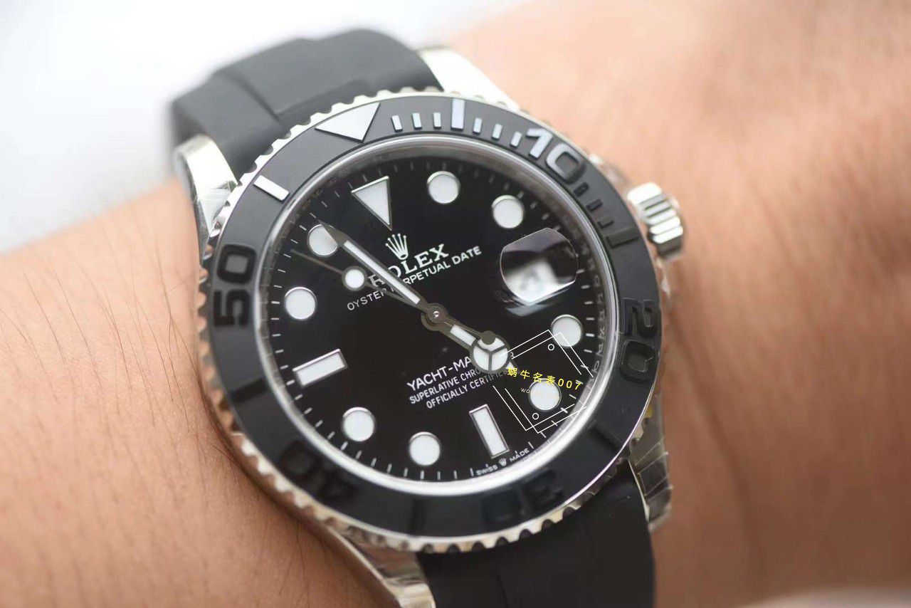  Video analysis VS Factory  Adding weight 版 Rolex 42 Yacht-Master m226659-0002 top 复刻高仿手表 / R833