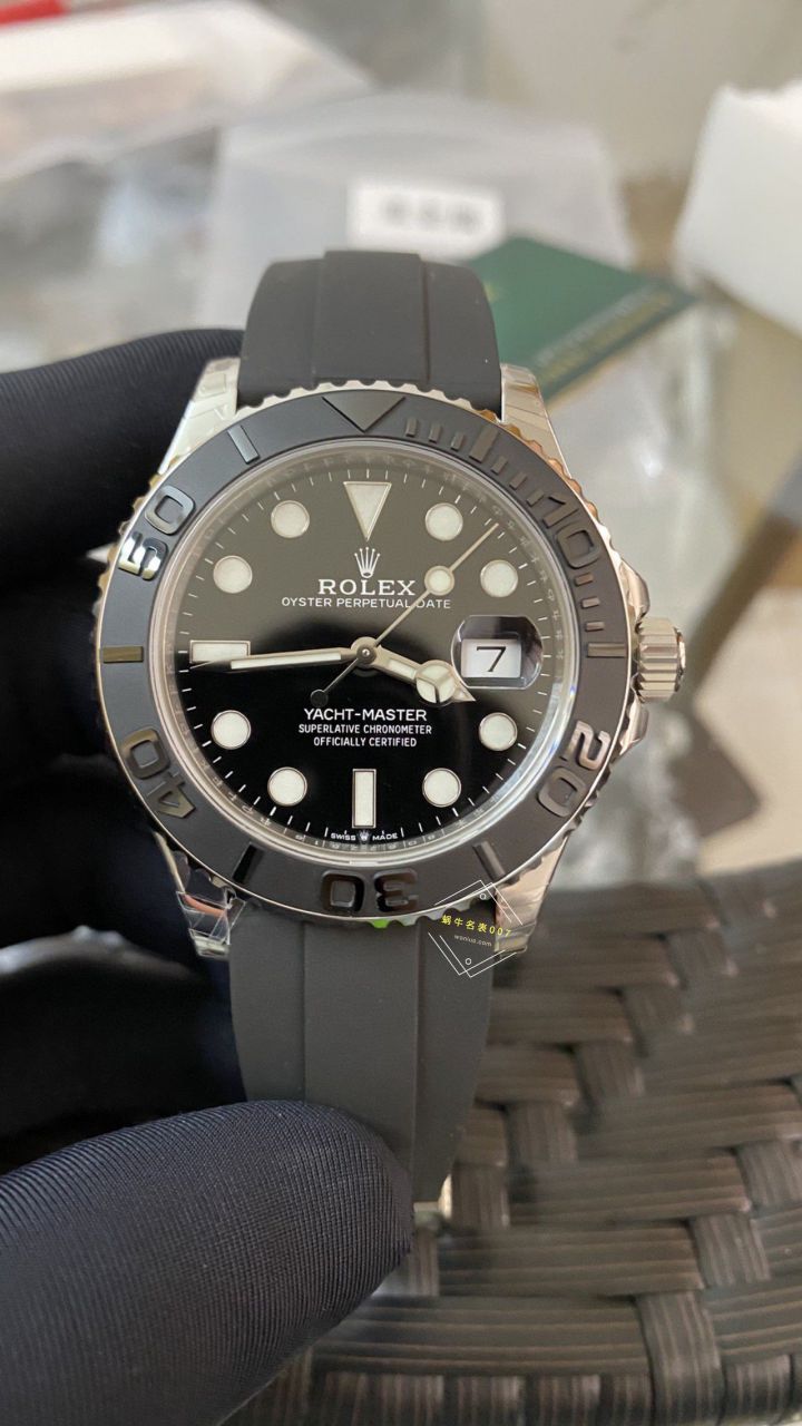  Video analysis VS Factory  Adding weight 版 Rolex 42 Yacht-Master m226659-0002 top 复刻高仿手表 / R833