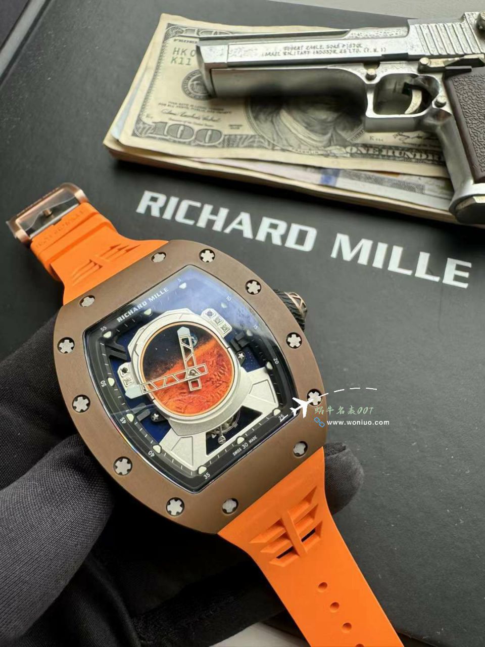 YS Factory  top 复刻高仿手表RICHARD MILLE理查米尔（Richard Mille）男士系列RM52-05 PHARRELL WILLIAMS  Tourbillon  wrist watch  / RM52-05