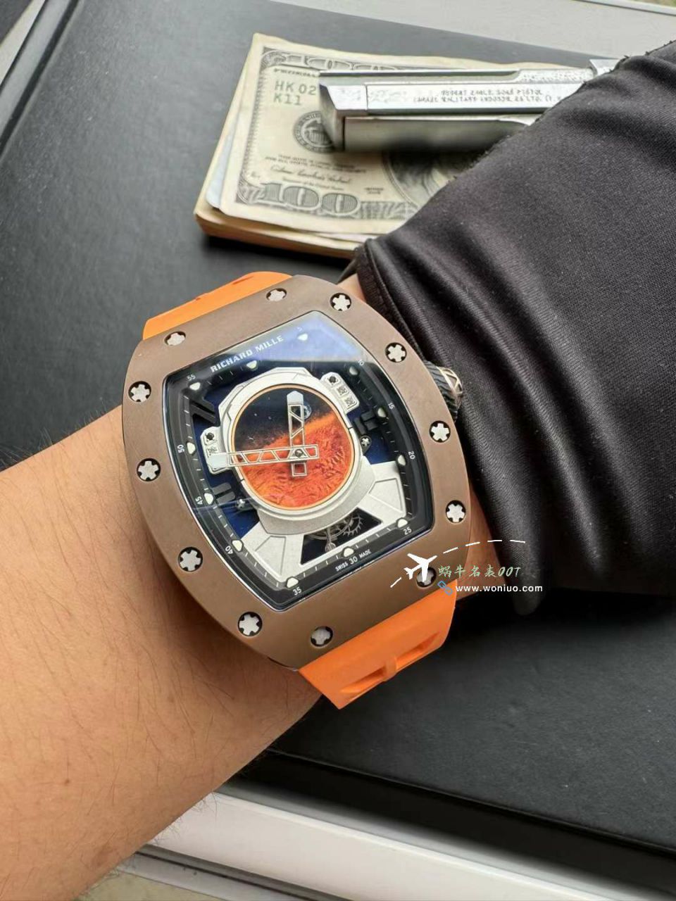 YS Factory  top 复刻高仿手表RICHARD MILLE理查米尔（Richard Mille）男士系列RM52-05 PHARRELL WILLIAMS  Tourbillon  wrist watch  / RM52-05