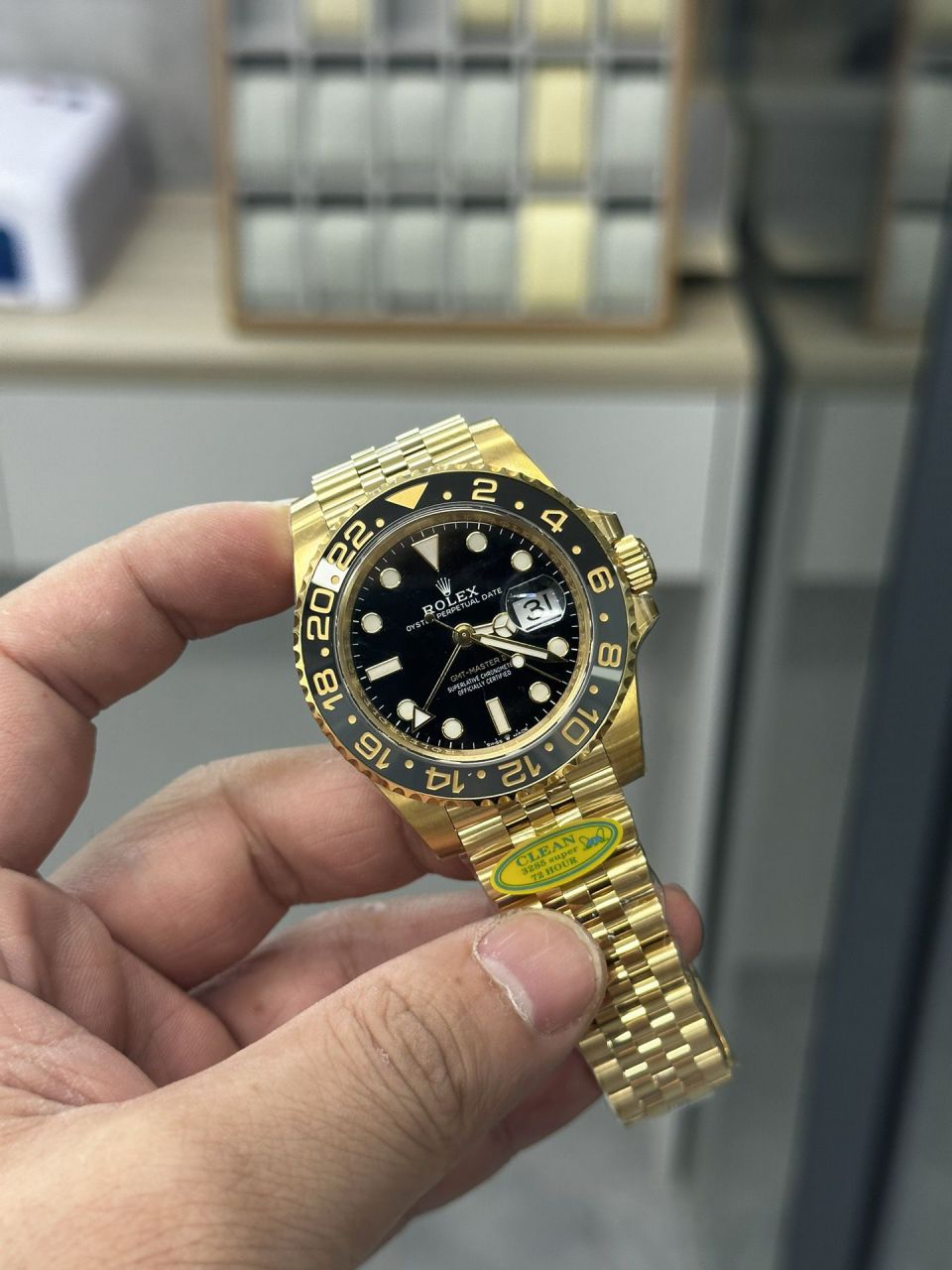 clean Rolex 一比一复刻高仿手表 GMT MASTER 皮蛋圈m126713grnr-0001 wrist watch  / R838