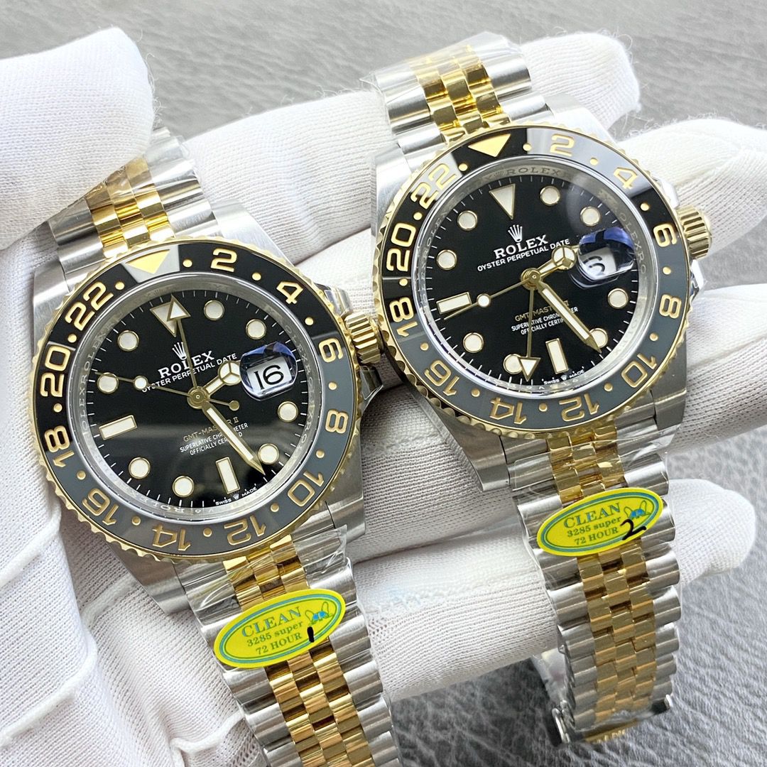 clean Rolex 一比一复刻高仿手表 GMT MASTER 皮蛋圈m126713grnr-0001 wrist watch  / R838