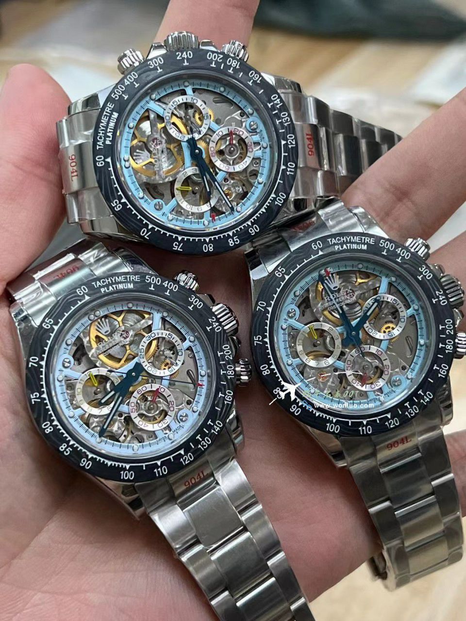 N Factory 出品 Rolex 超级限定版镂空 Ditongna 独家4130计时镂空 Movement  wrist watch  / R776