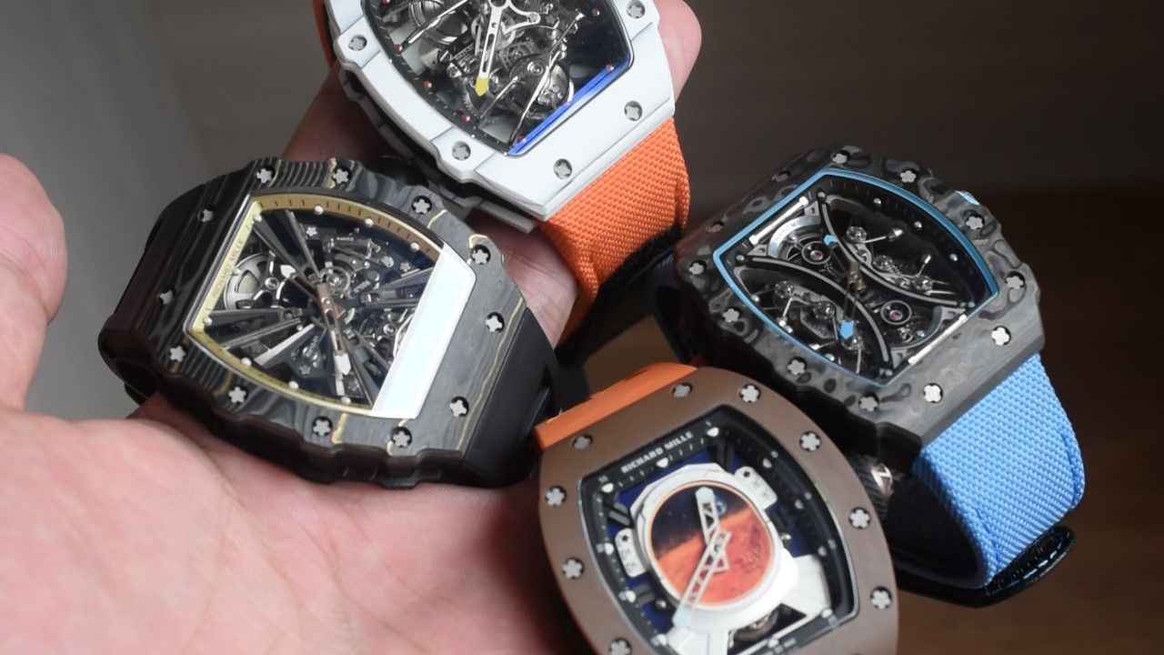 YS Factory  top 复刻高仿手表RICHARD MILLE理查米尔（Richard Mille）男士系列RM52-05 PHARRELL WILLIAMS  Tourbillon  wrist watch  / RM52-05