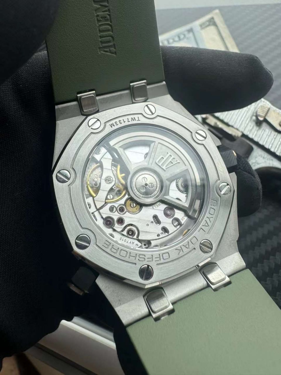  Video analysis APS Factory Audemars Piguet  Royal Oak Offshore 复刻高仿15720ST.OO.A052CA.01 wrist watch (牛油果)，15720ST.OO.A009CA.01，15720ST.OO.A027CA.01，15720CN.OO.A002CA.01 / AP271