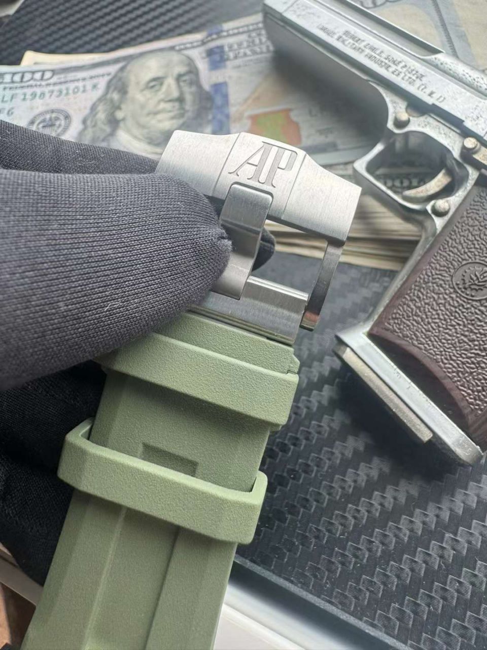  Video analysis APS Factory Audemars Piguet  Royal Oak Offshore 复刻高仿15720ST.OO.A052CA.01 wrist watch (牛油果)，15720ST.OO.A009CA.01，15720ST.OO.A027CA.01，15720CN.OO.A002CA.01 / AP271