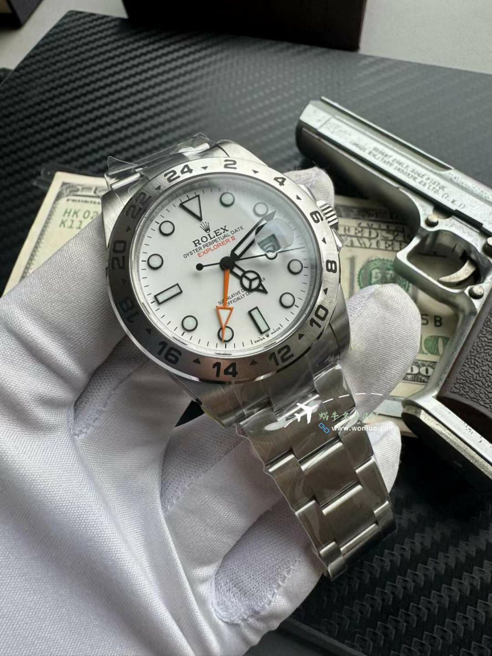  Video analysis  Rolex 探险家二代大白M226570-0001 top 复刻高仿 wrist watch  / R839