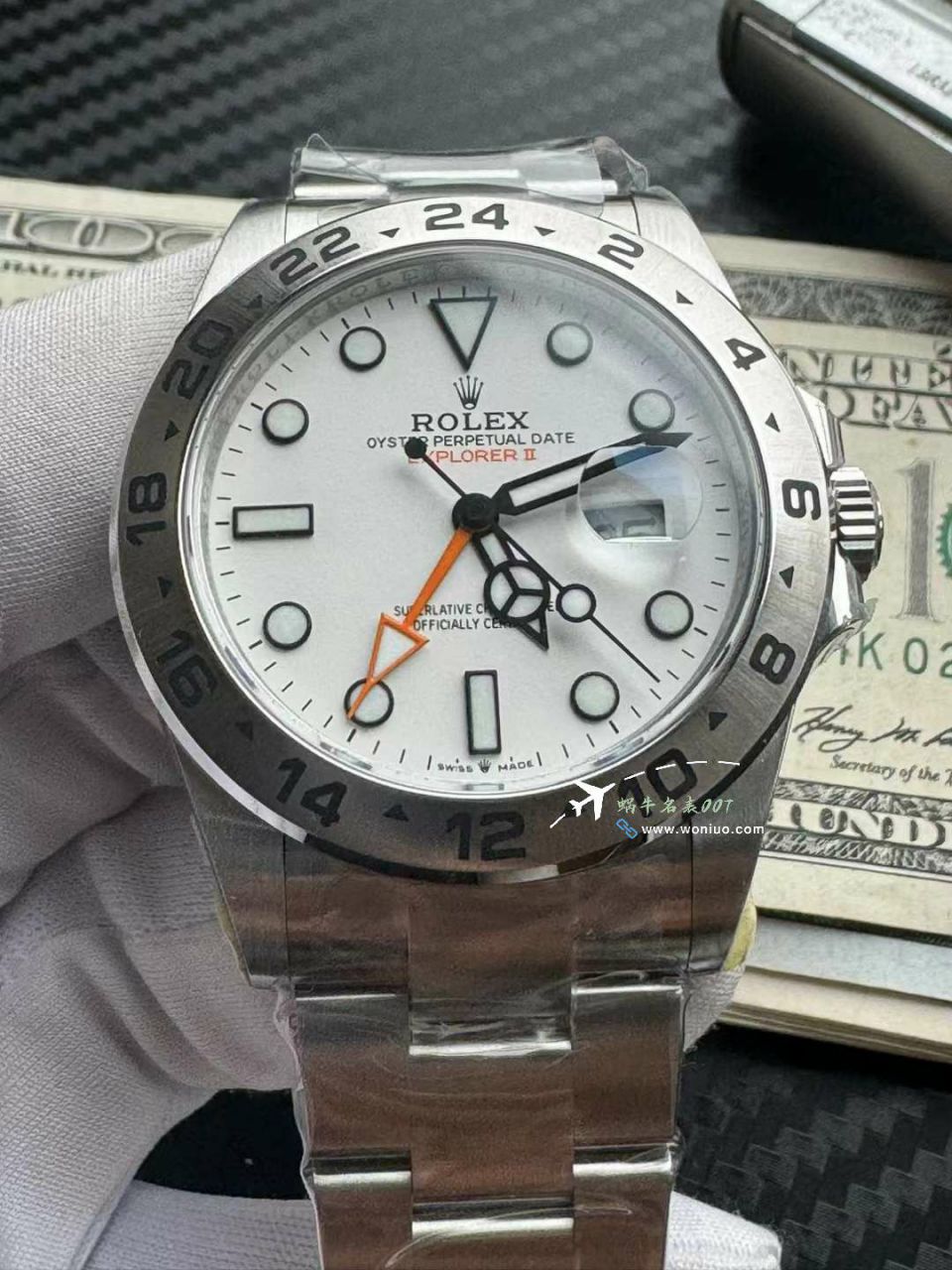  Video analysis  Rolex 探险家二代大白M226570-0001 top 复刻高仿 wrist watch  / R839