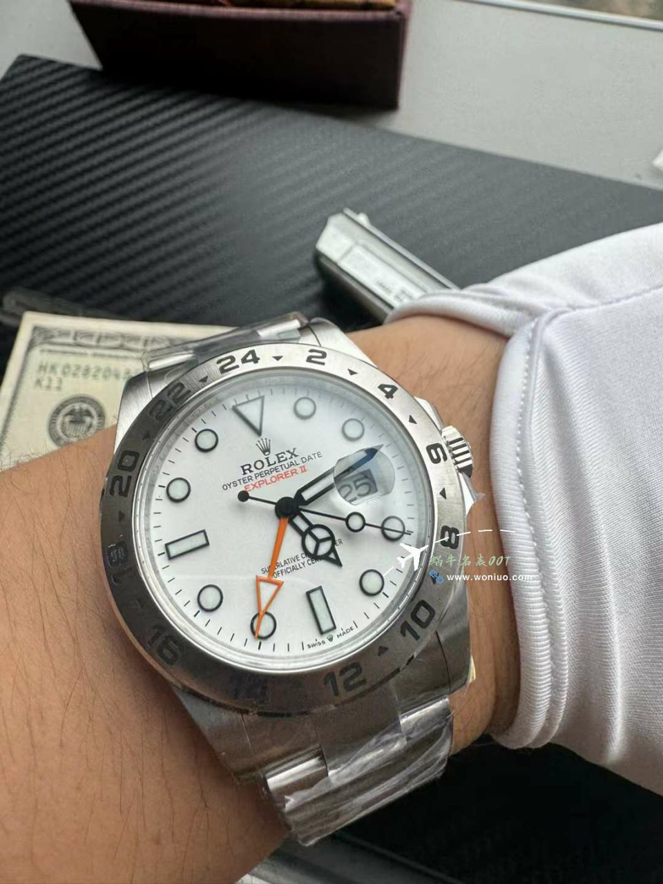  Video analysis  Rolex 探险家二代大白M226570-0001 top 复刻高仿 wrist watch  / R839
