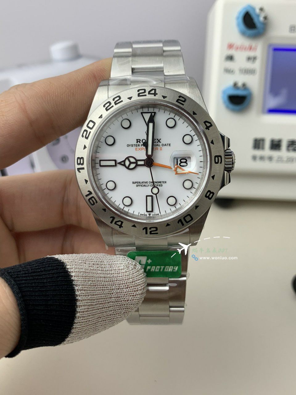  Video analysis  Rolex 探险家二代大白M226570-0001 top 复刻高仿 wrist watch  / R839