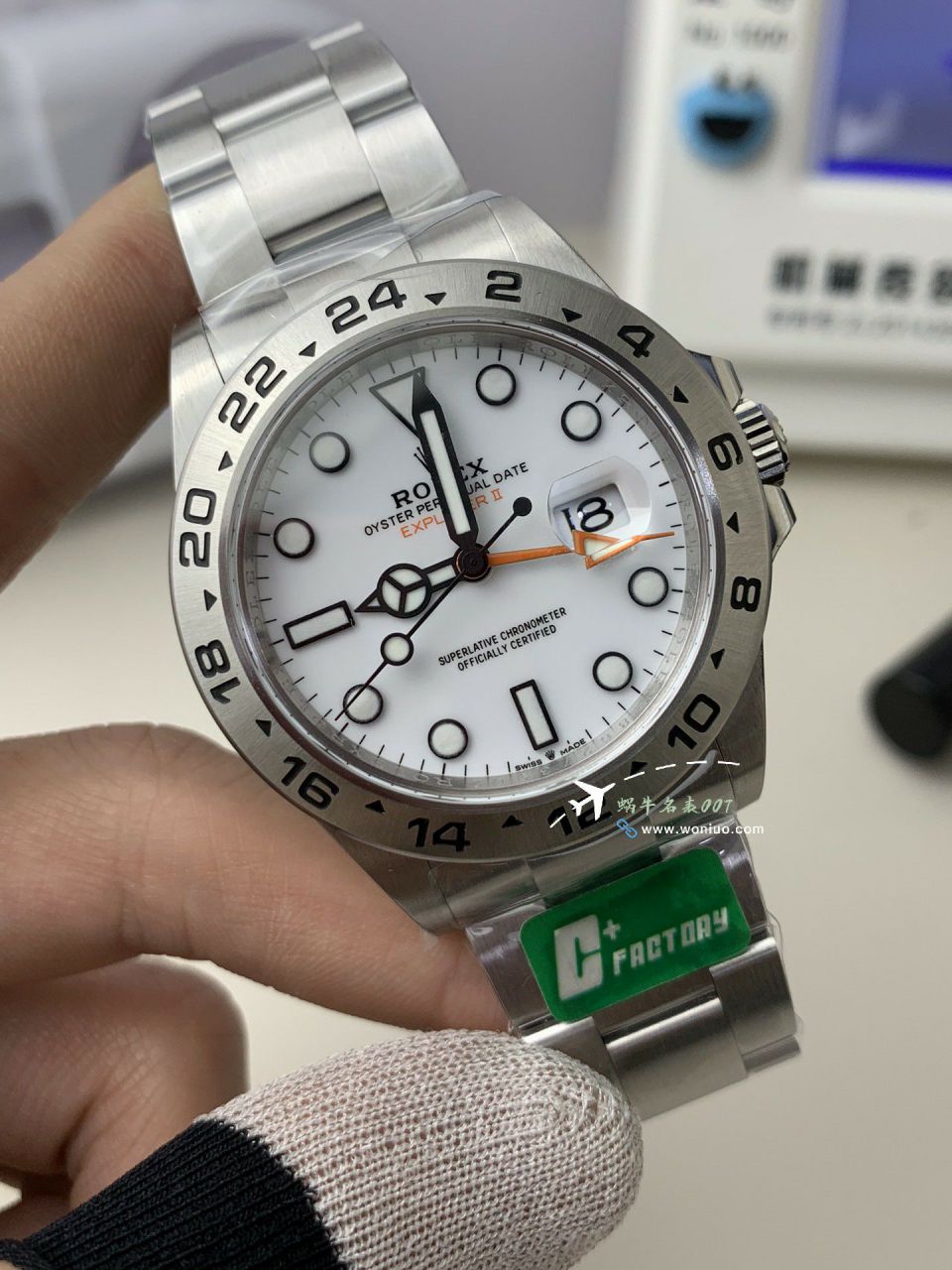  Video analysis  Rolex 探险家二代大白M226570-0001 top 复刻高仿 wrist watch  / R839