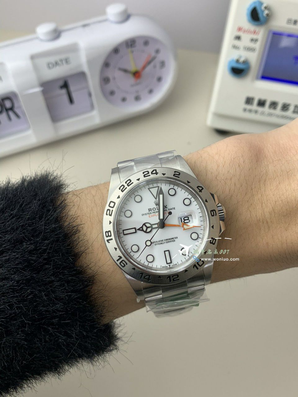  Video analysis  Rolex 探险家二代大白M226570-0001 top 复刻高仿 wrist watch  / R839