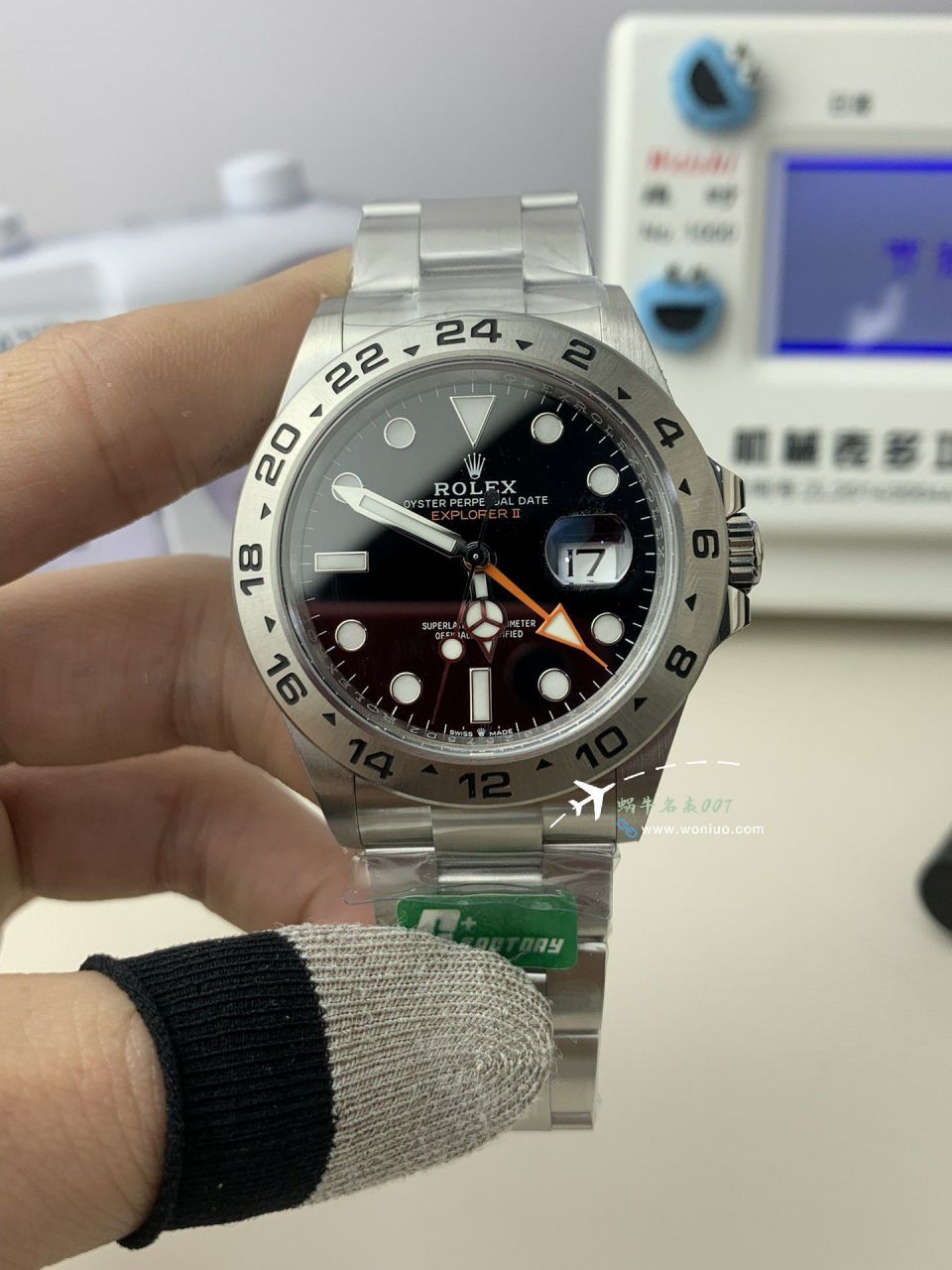  Video analysis  Rolex 探险家二代大白M226570-0001 top 复刻高仿 wrist watch  / R839