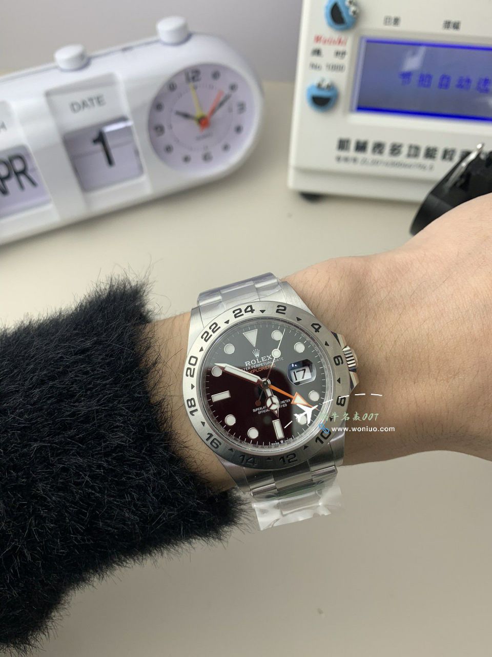  Video analysis  Rolex 探险家二代大白M226570-0001 top 复刻高仿 wrist watch  / R839