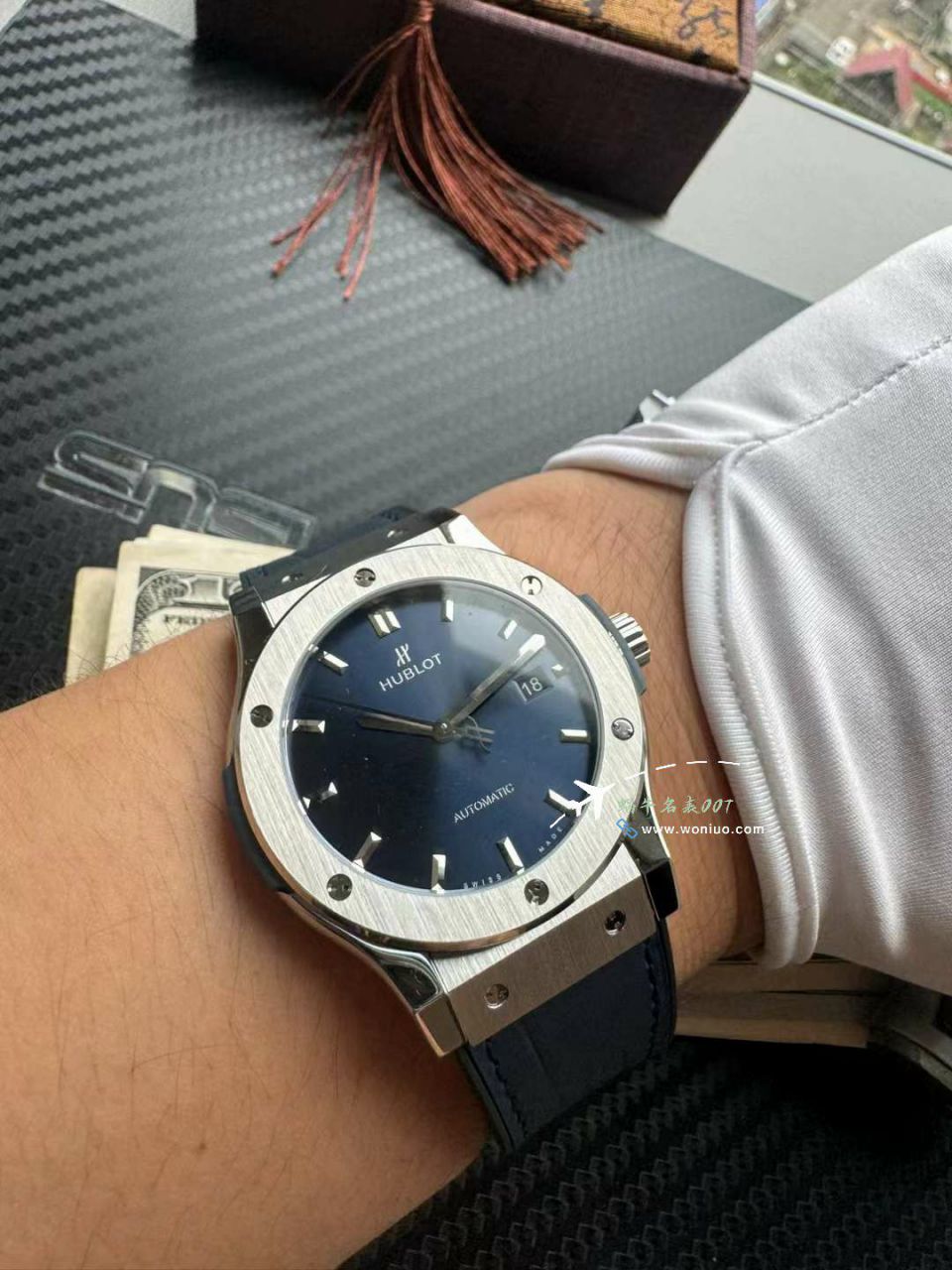  Video analysis  Hublot  表经典融合 top 复刻手表542.NX.7170.LR，542.OX.7180.LR高仿 wrist watch  / YB130
