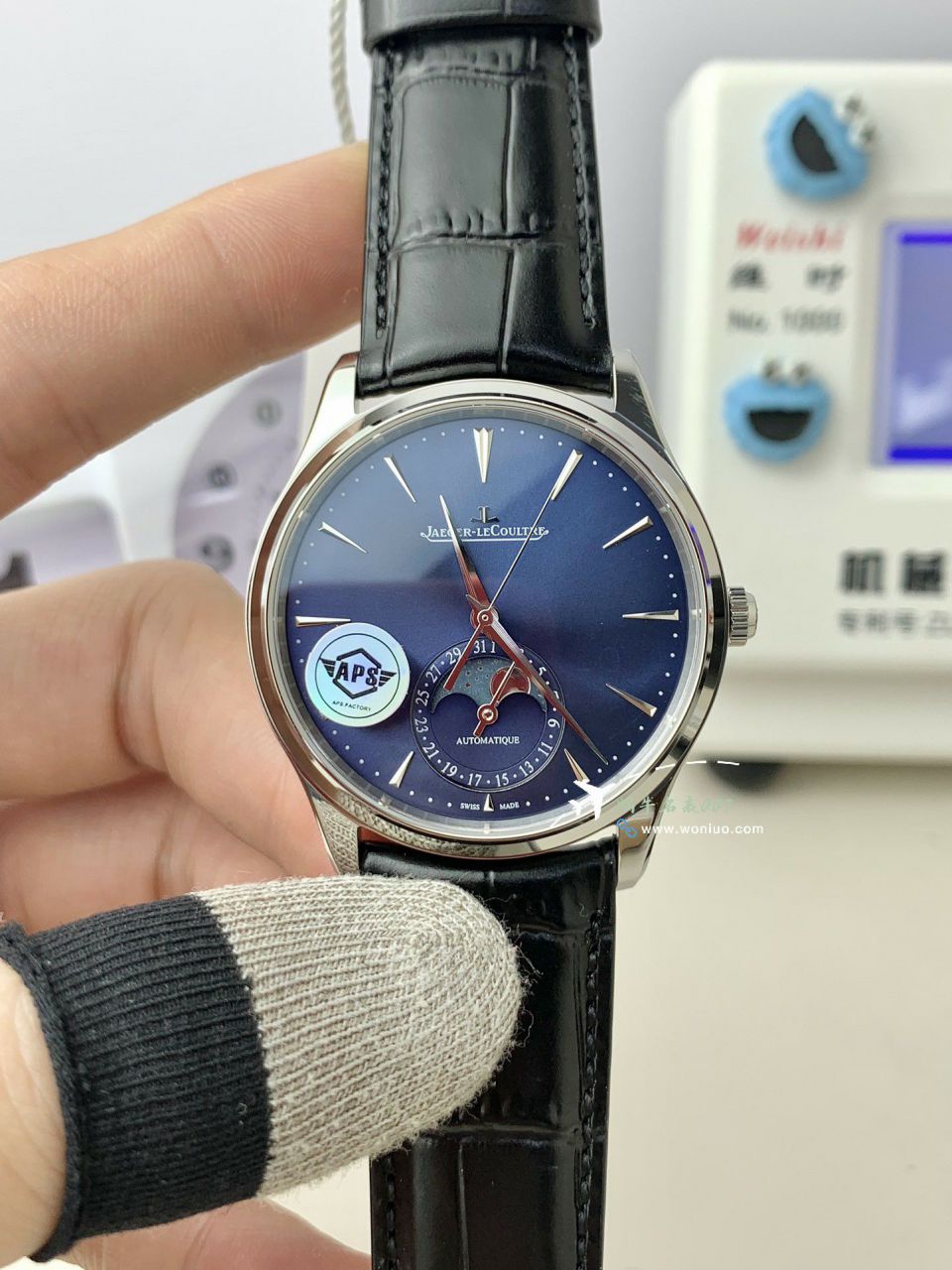  Video analysis APS Factory  Jaeger-LeCoultre 月相 top 复刻高仿超薄月相1368480，1362511，1368471，1368430手表 / JJ196