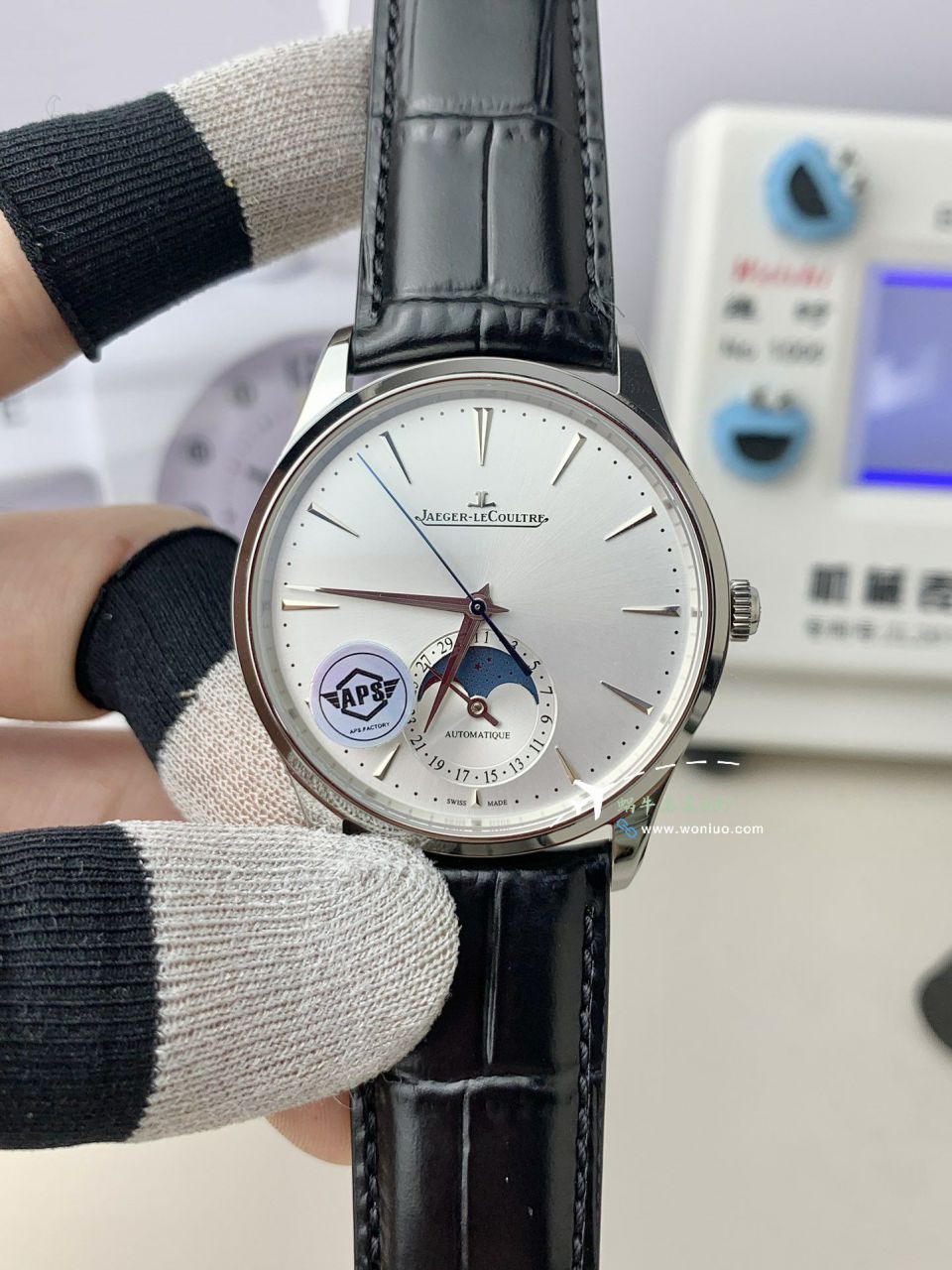  Video analysis APS Factory  Jaeger-LeCoultre 月相 top 复刻高仿超薄月相1368480，1362511，1368471，1368430手表 / JJ196
