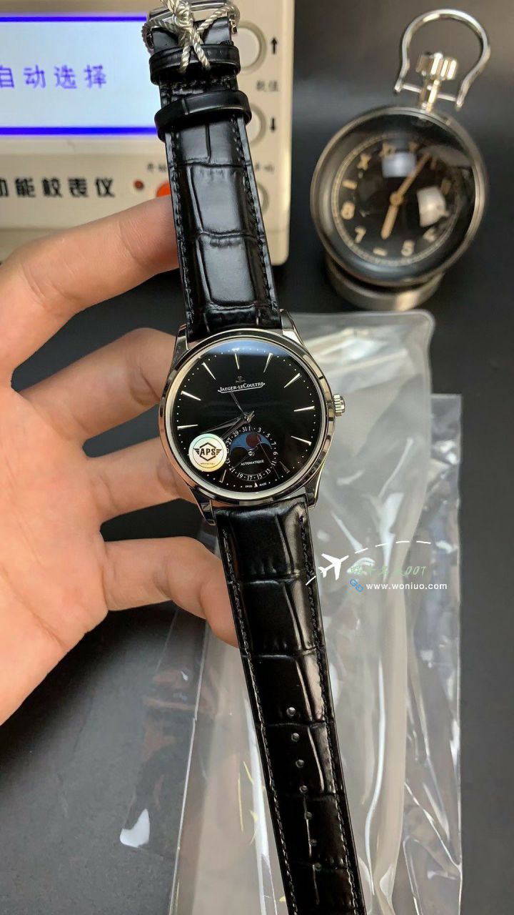  Video analysis APS Factory  Jaeger-LeCoultre 月相 top 复刻高仿超薄月相1368480，1362511，1368471，1368430手表 / JJ196