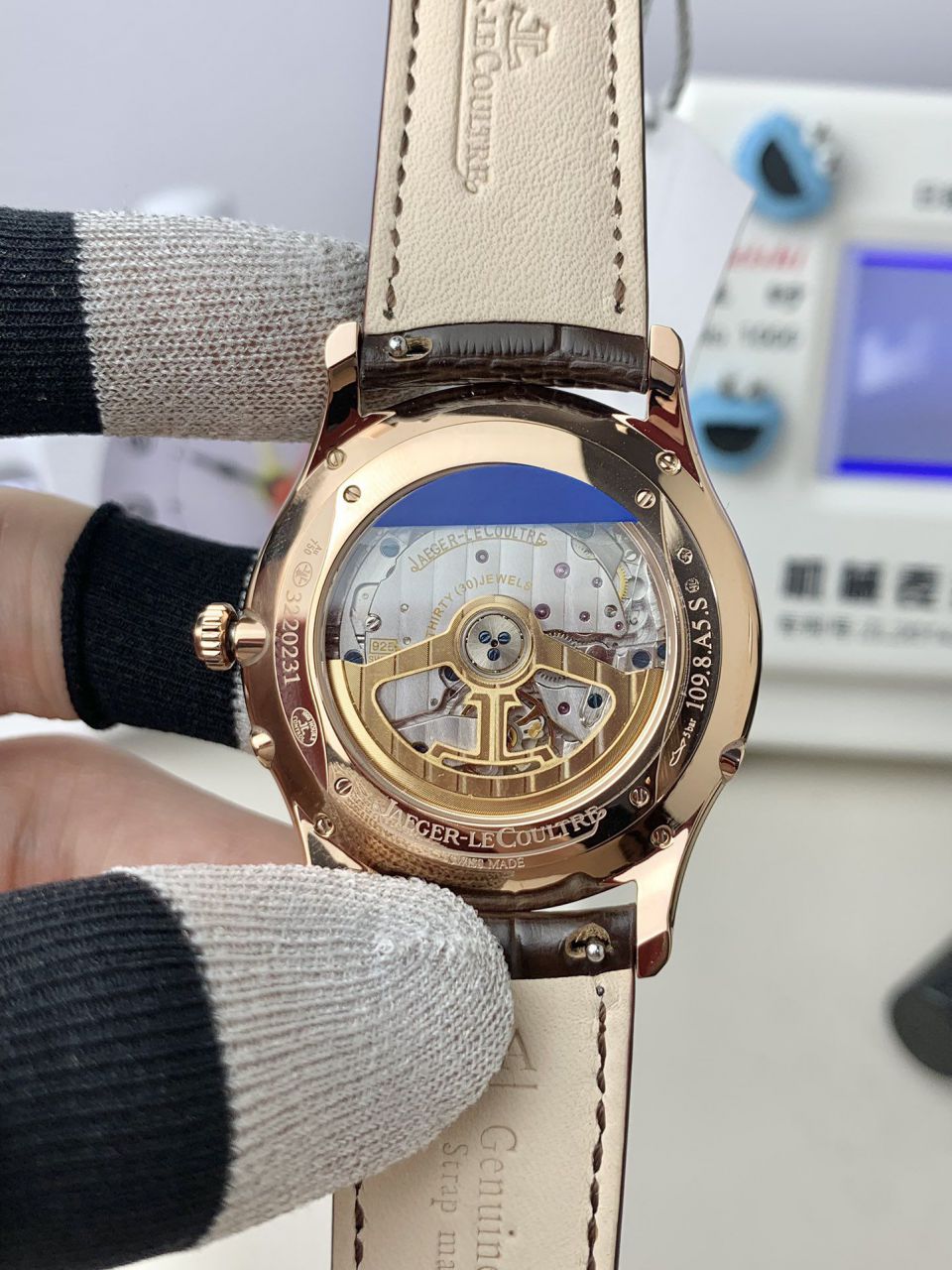  Video analysis APS Factory  Jaeger-LeCoultre 月相 top 复刻高仿超薄月相1368480，1362511，1368471，1368430手表 / JJ196