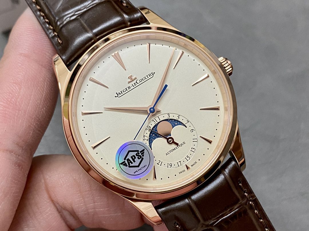 APS Jaeger-LeCoultre 月相大师系列一比一高仿1362511 wrist watch  / JJ197