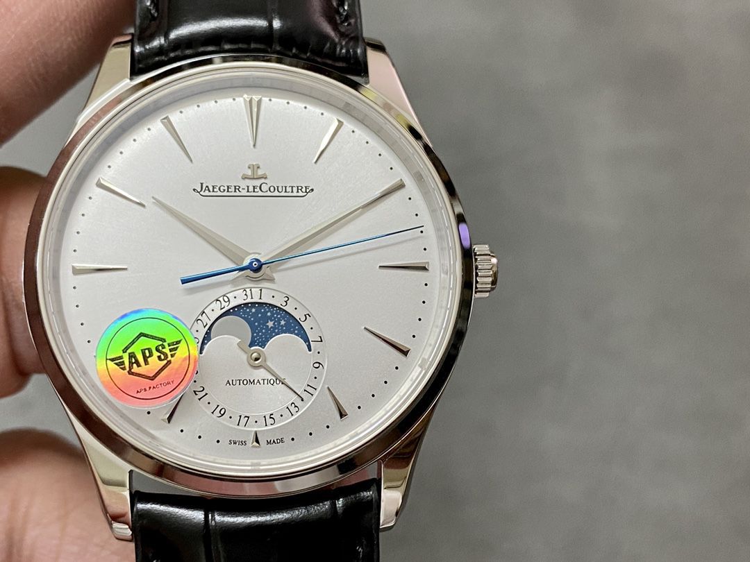 APS Factory 一比一复刻高仿 Jaeger-LeCoultre 月相大师系列1368430 wrist watch  / JJ199