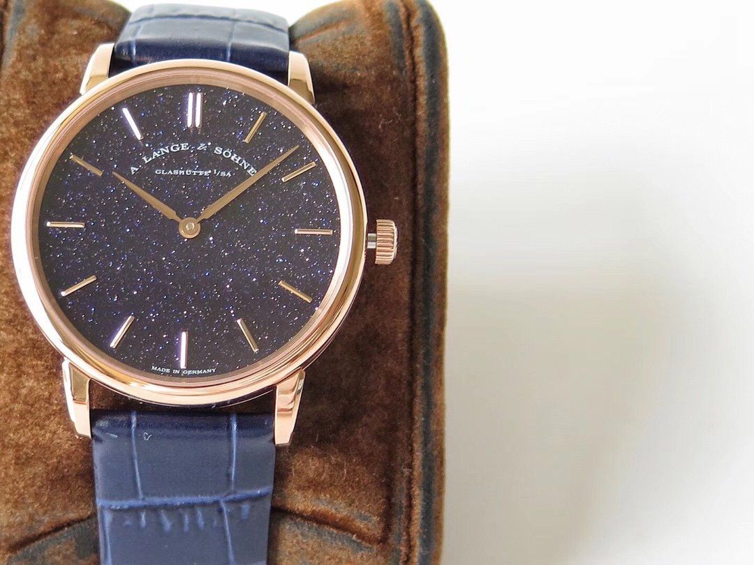 Video analysis SV Factory 一比一复刻朗格高仿萨克森系列星空205.086 wrist watch  / LS019