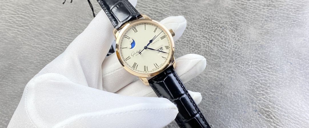  Video analysis glashuette original原创议员月相 top 复刻高仿100-04-05-12-30，1-36-04-01-02-61，1-36-24-02-05-62 / GLA070