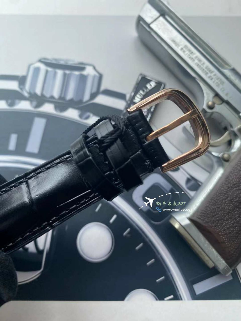  Video analysis Franck MullerCRAZY HOURS 系列8880 CH  top 复刻高仿乱跳时间玫瑰金 watchcase 黑色时标白盘 wrist watch  / FL082
