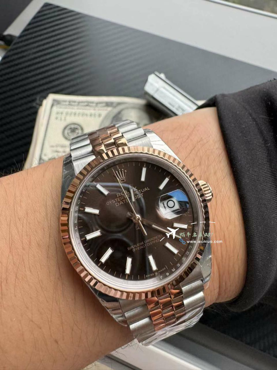  Video analysis  Rolex   Datejust 36毫米朱古力面一比一复刻高仿m126231-0043 wrist watch  / R853