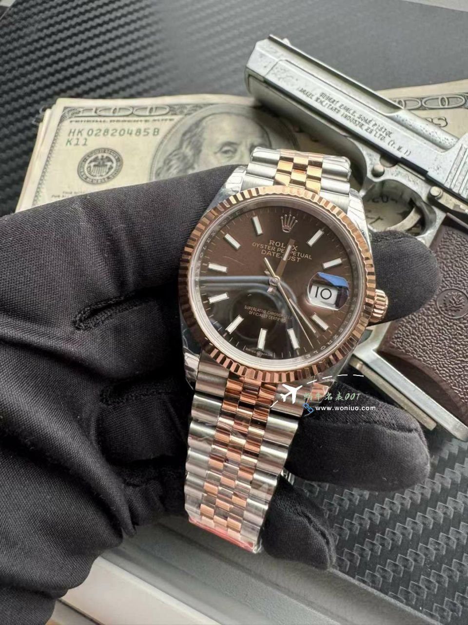  Video analysis  Rolex   Datejust 36毫米朱古力面一比一复刻高仿m126231-0043 wrist watch  / R853