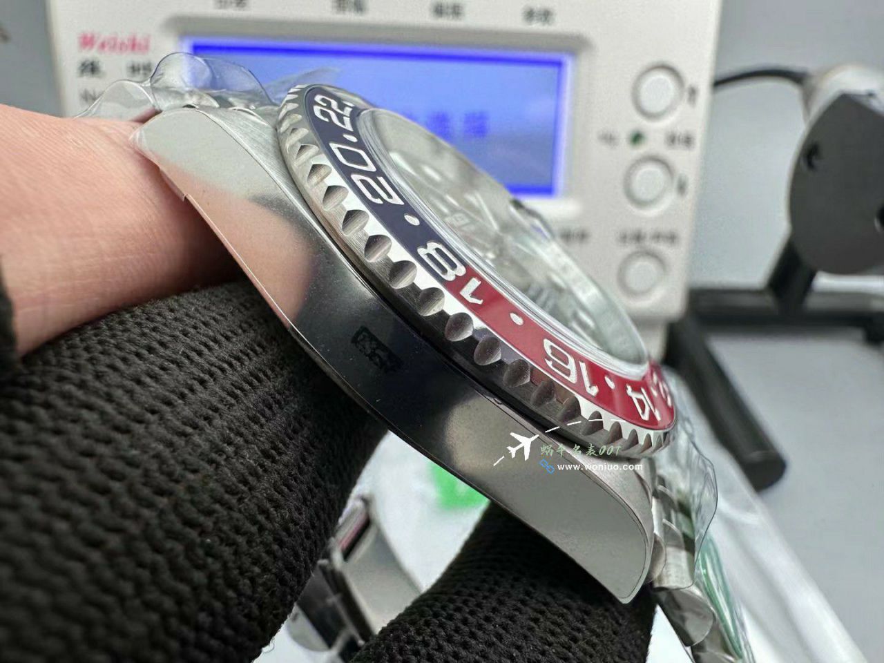  Video analysis  top 复刻C+V3 Rolex  GMT MASTER II高仿可乐圈m126710blro-0001 wrist watch  / R856