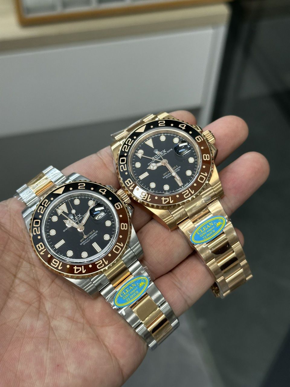 Clean Factory  Rolex  GMT MASTER 高仿沙士圈大闸蟹m126711chnr-0002，m126715chnr-0001 wrist watch  / R831