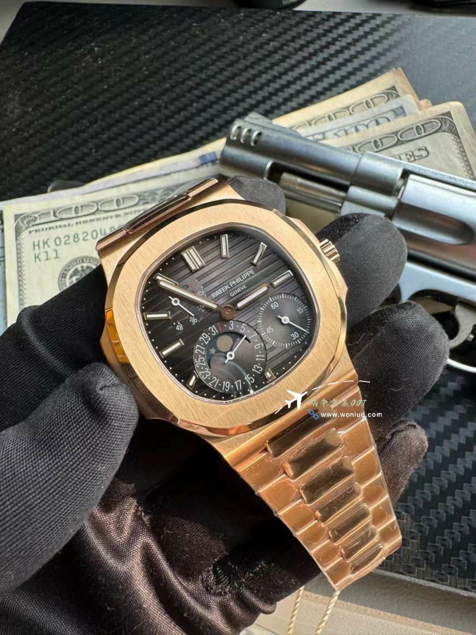 PPF PATEK PHILIPPE 运动优雅 Nautilus 一比一高仿复刻5712/1R-001 wrist watch  / BD391