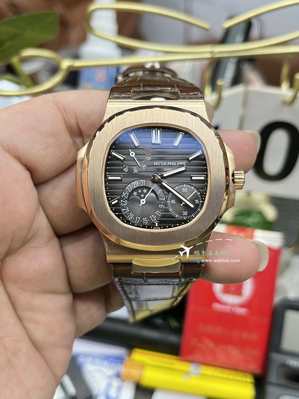 PPF PATEK PHILIPPE 运动优雅 Nautilus 一比一高仿复刻5712/1R-001 wrist watch  / BD391