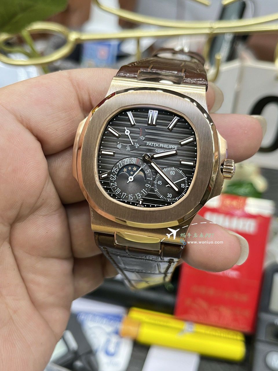 PPF PATEK PHILIPPE 运动优雅 Nautilus 一比一高仿复刻5712/1R-001 wrist watch  / BD391
