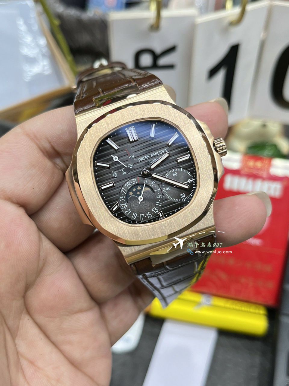 PPF PATEK PHILIPPE 运动优雅 Nautilus 一比一高仿复刻5712/1R-001 wrist watch  / BD391