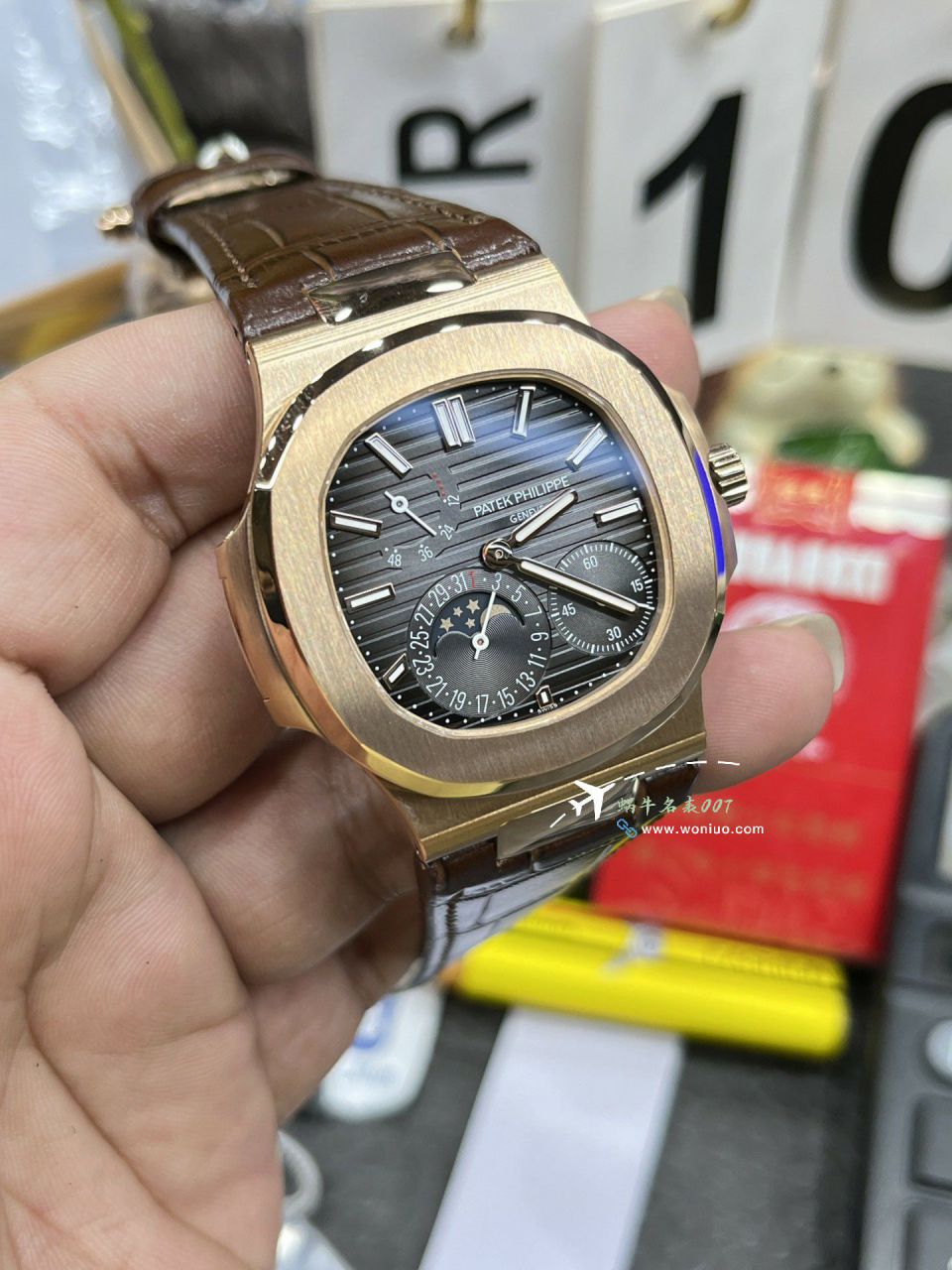 PPF PATEK PHILIPPE 运动优雅 Nautilus 一比一高仿复刻5712/1R-001 wrist watch  / BD391