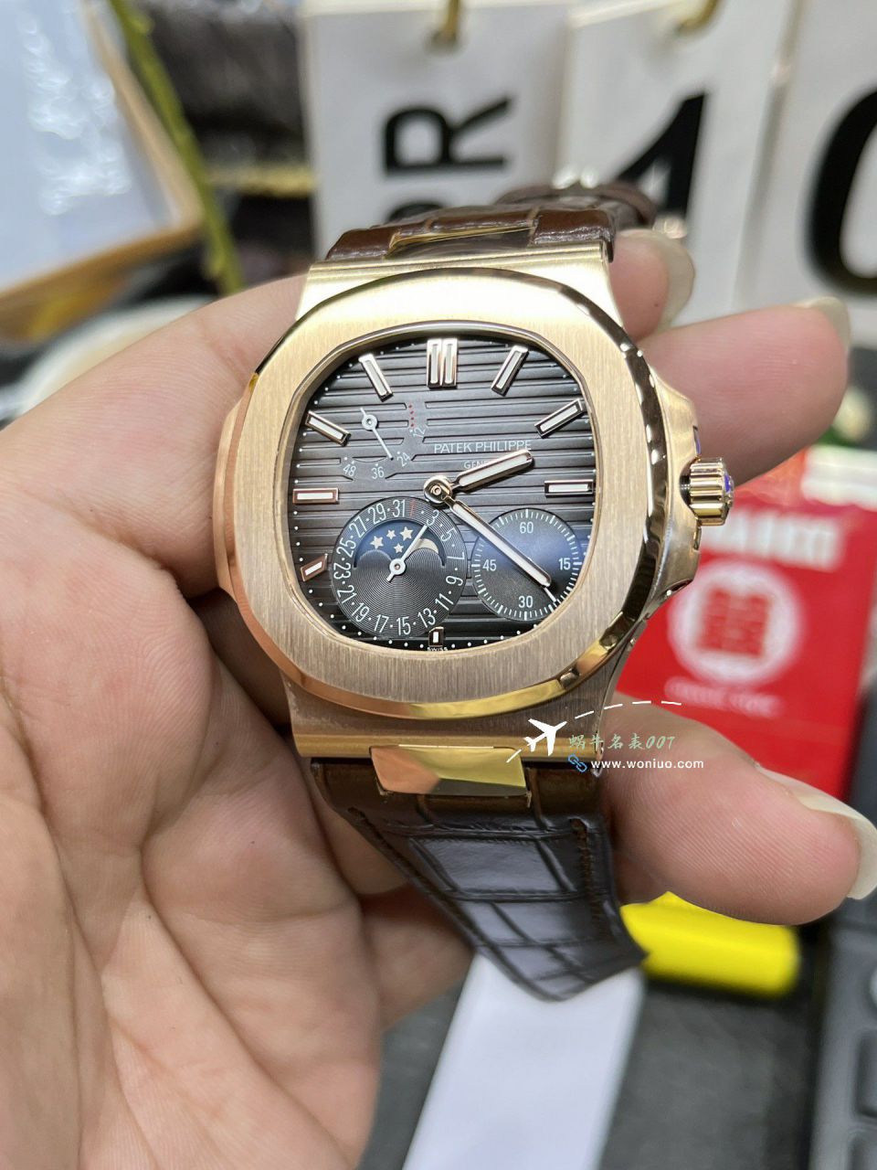 PPF PATEK PHILIPPE 运动优雅 Nautilus 一比一高仿复刻5712/1R-001 wrist watch  / BD391