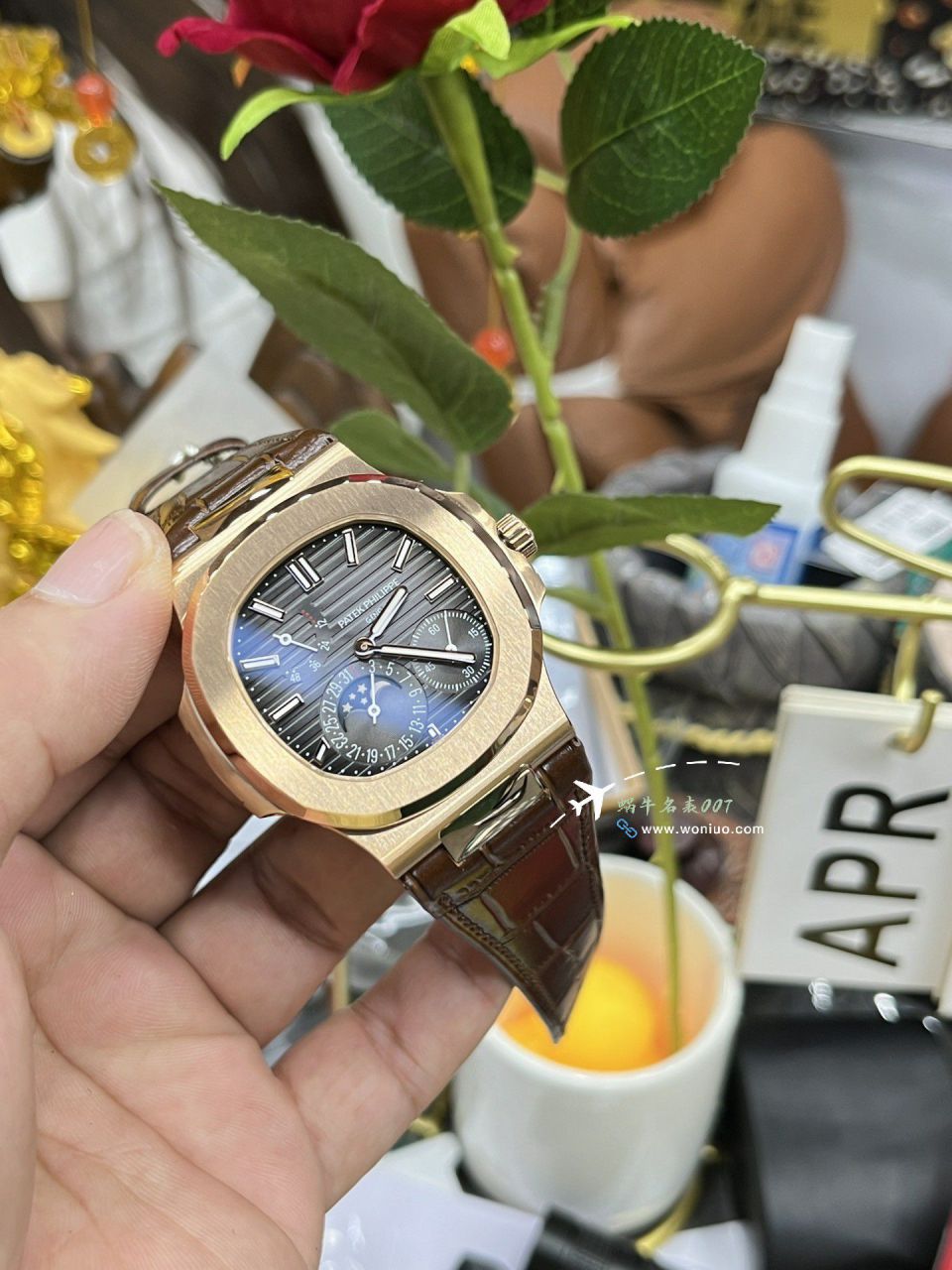 PPF PATEK PHILIPPE 运动优雅 Nautilus 一比一高仿复刻5712/1R-001 wrist watch  / BD391