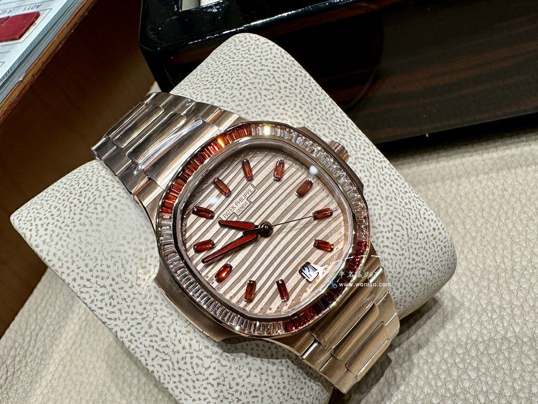 3K Factory  PATEK PHILIPPE 运动优雅一比一复刻高仿 Nautilus 女表7118/1300R-001 / BD392